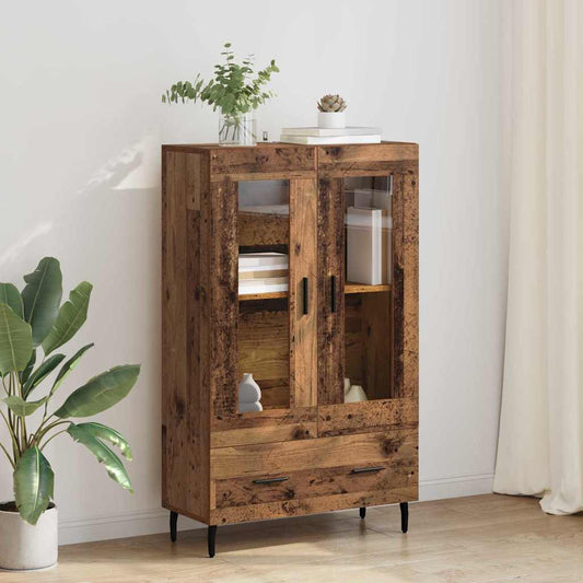 vidaXL Highboard Παλιό Ξύλο 69,5 x 31 x 115 εκ. Επεξεργασμένο ξύλο