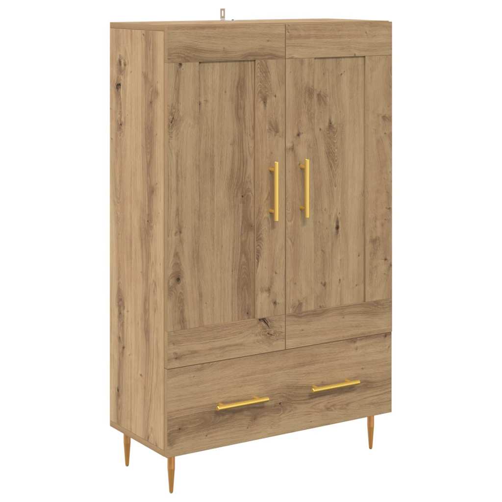 vidaXL Highboard Artisan Oak 69,5 x 31 x 115 εκ. Επεξεργασμένο ξύλο