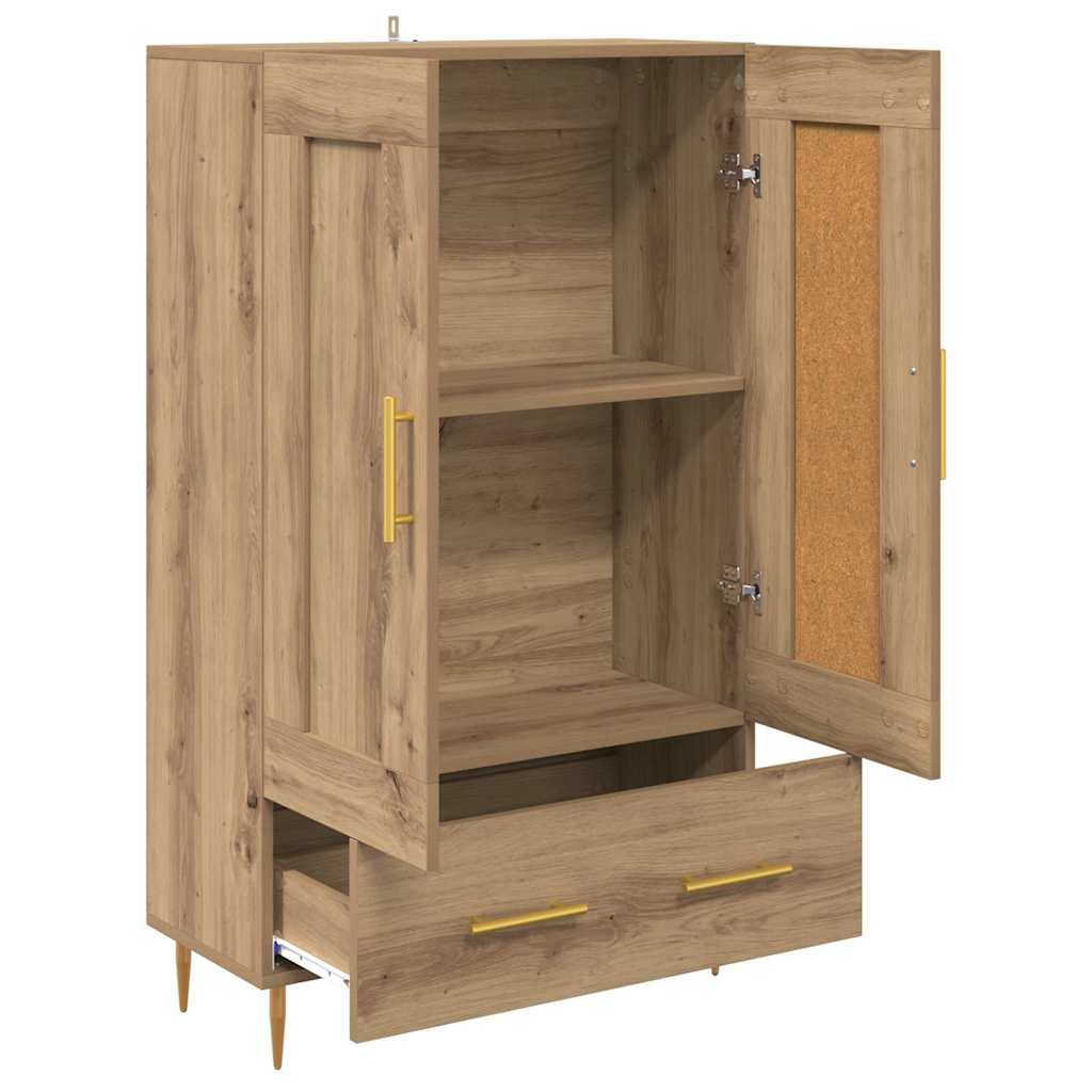 vidaXL Highboard Artisan Oak 69,5 x 31 x 115 εκ. Επεξεργασμένο ξύλο