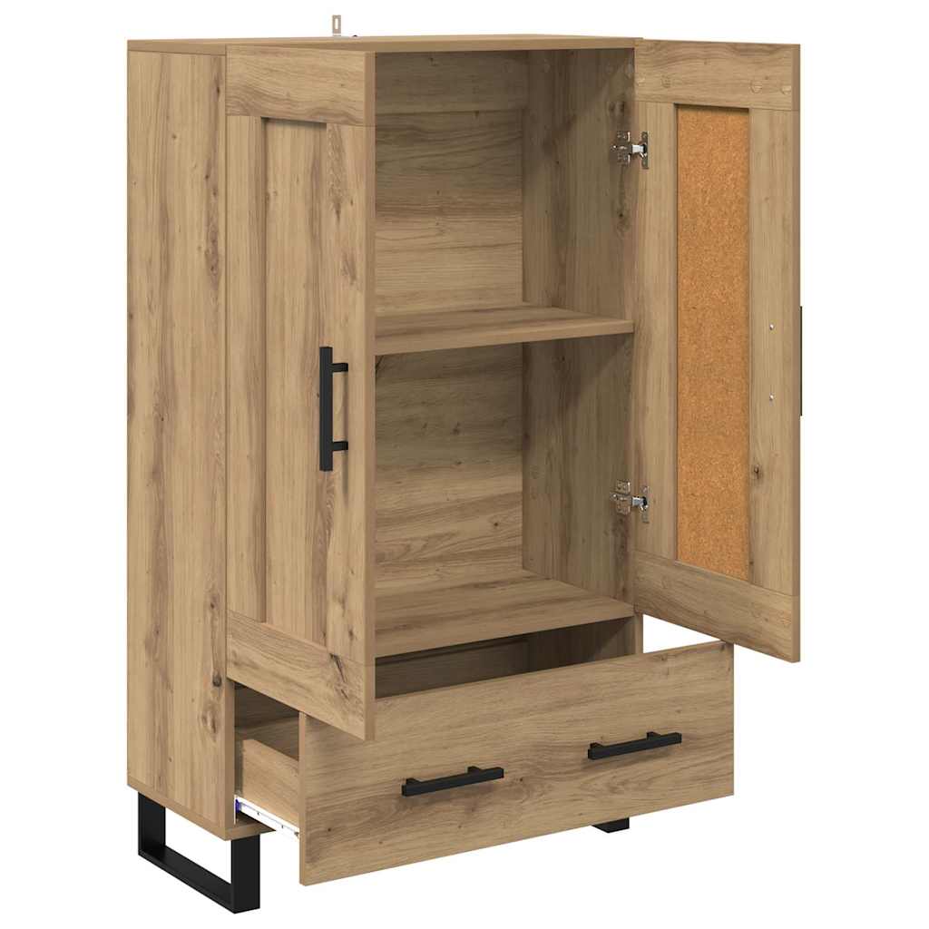 vidaXL Highboard Artisan Oak 69,5 x 31 x 115 εκ. Επεξεργασμένο ξύλο