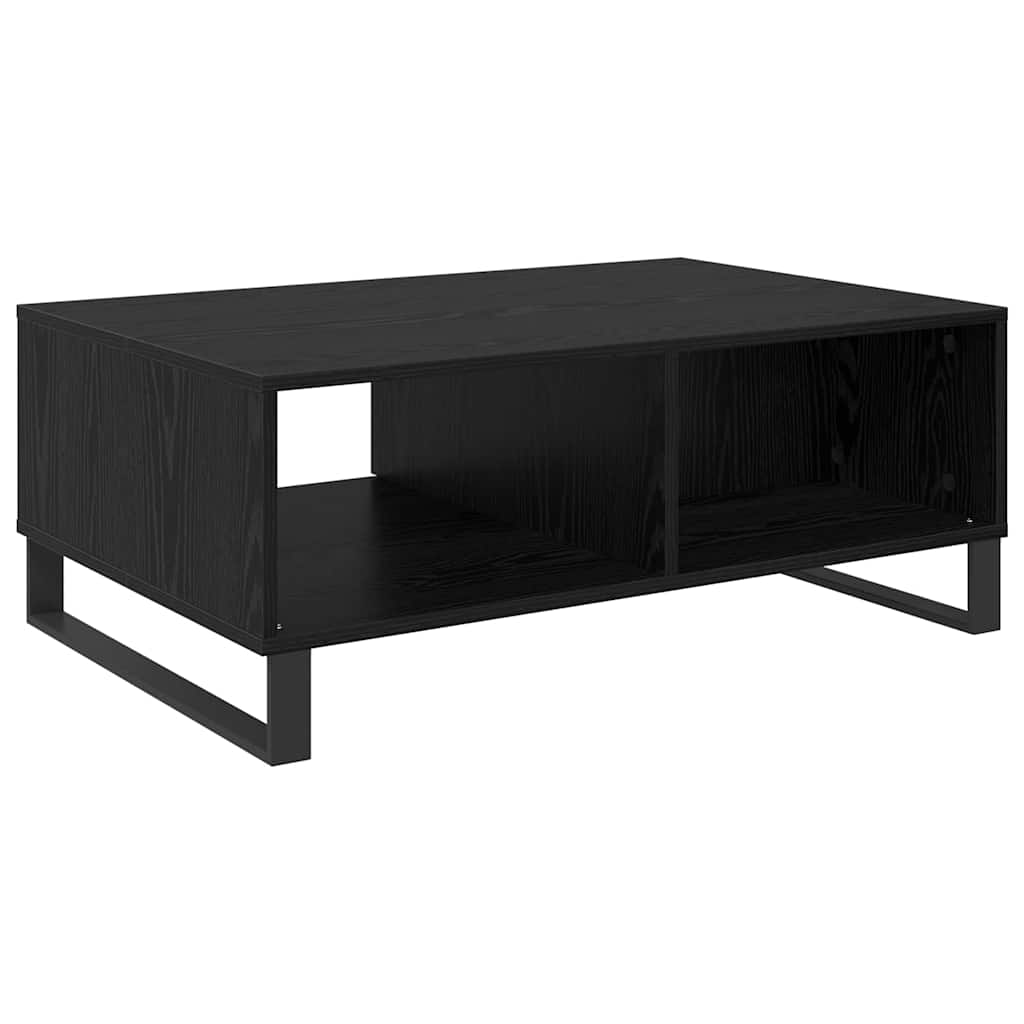 vidaXL Τραπεζάκι σαλονιού Μαύρη Οξυά 90 x 60 x 35 cm
