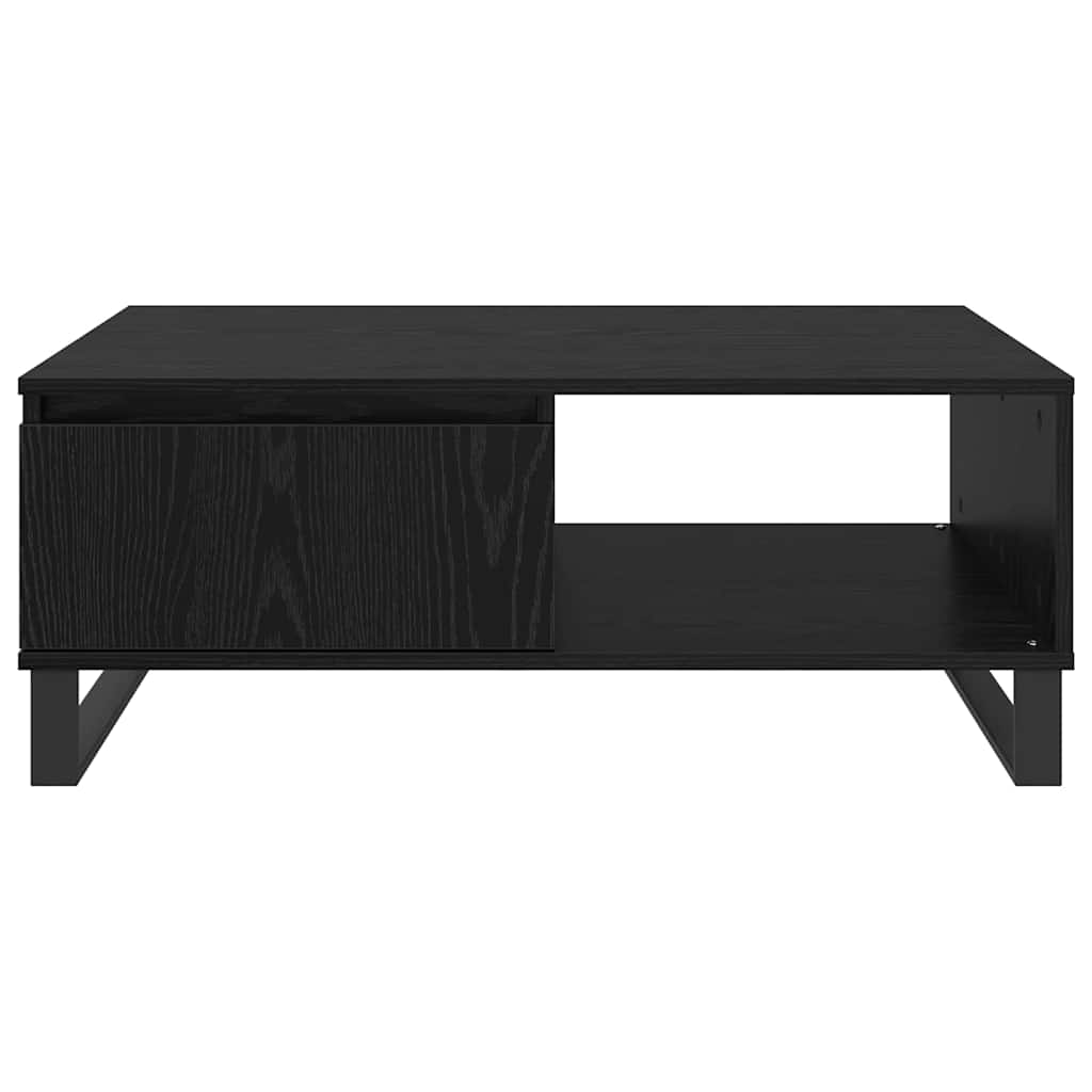 vidaXL Τραπεζάκι σαλονιού Μαύρη Οξυά 90 x 60 x 35 cm