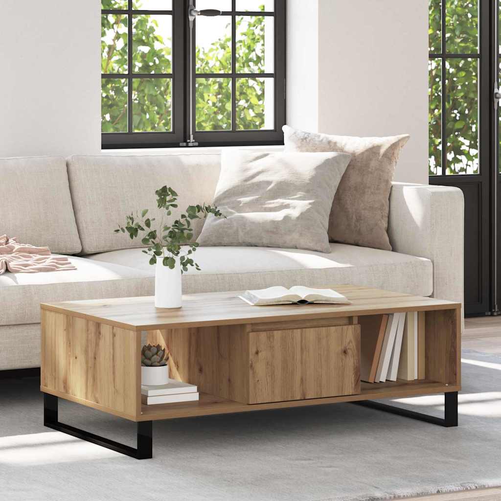 vidaXL Τραπεζάκι σαλονιού Artisan Oak 104 x 60 x 35 εκ.