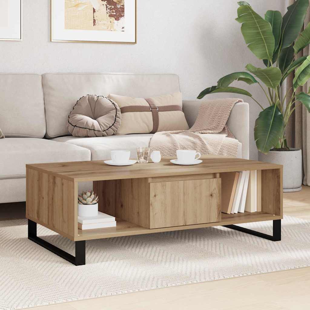 vidaXL Τραπεζάκι σαλονιού Artisan Oak 104 x 60 x 35 εκ.