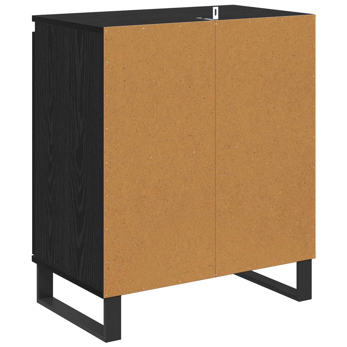 vidaXL Πλαϊνό γραφείο Μαύρη Οξυά 60 x 35 x 70 cm Επεξεργασμένο ξύλο