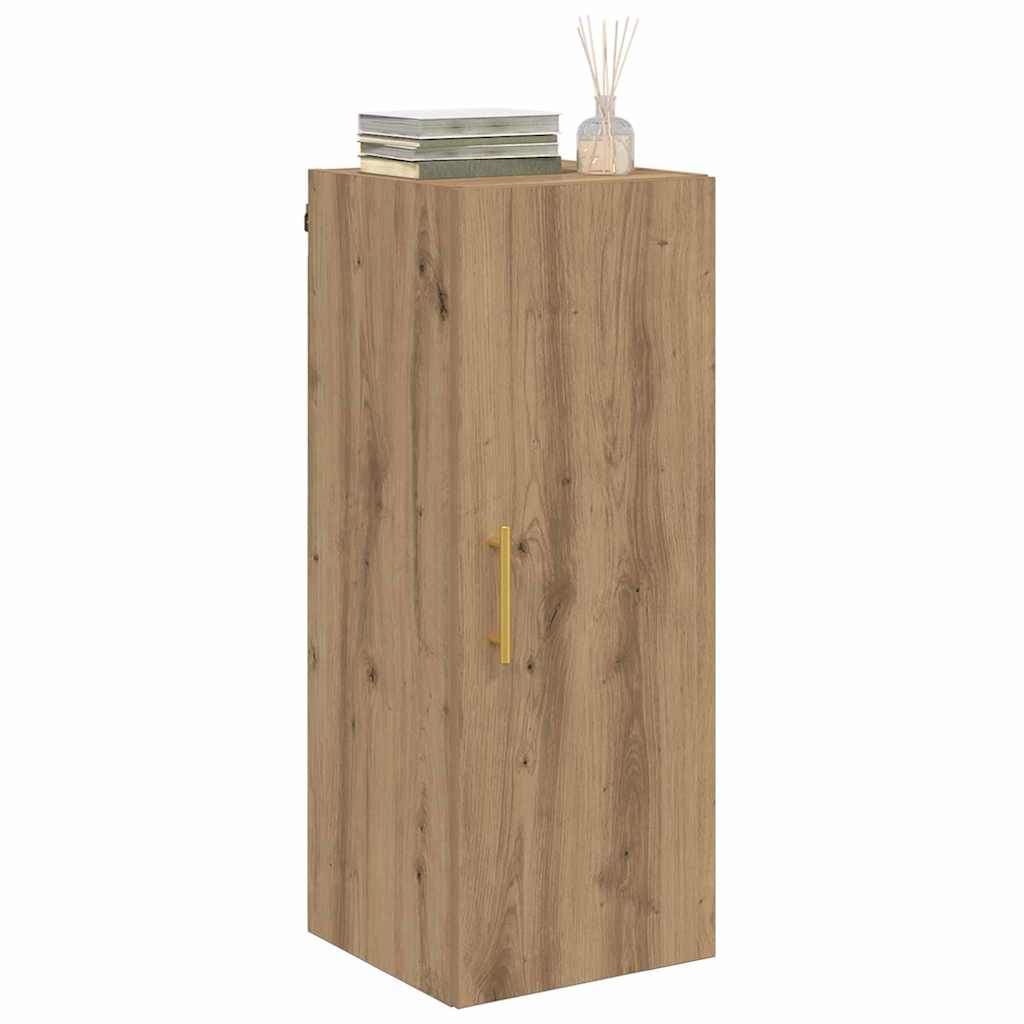 vidaXL Επιτοίχιο ντουλάπι Artisan Oak 34,5 x 34 x 90 εκ.