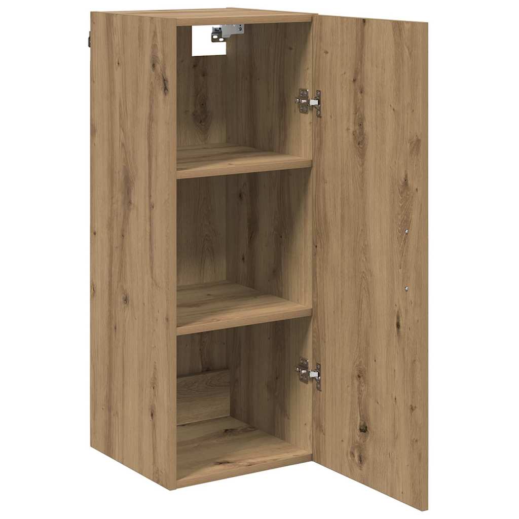 vidaXL Επιτοίχιο ντουλάπι Artisan Oak 34,5 x 34 x 90 εκ.