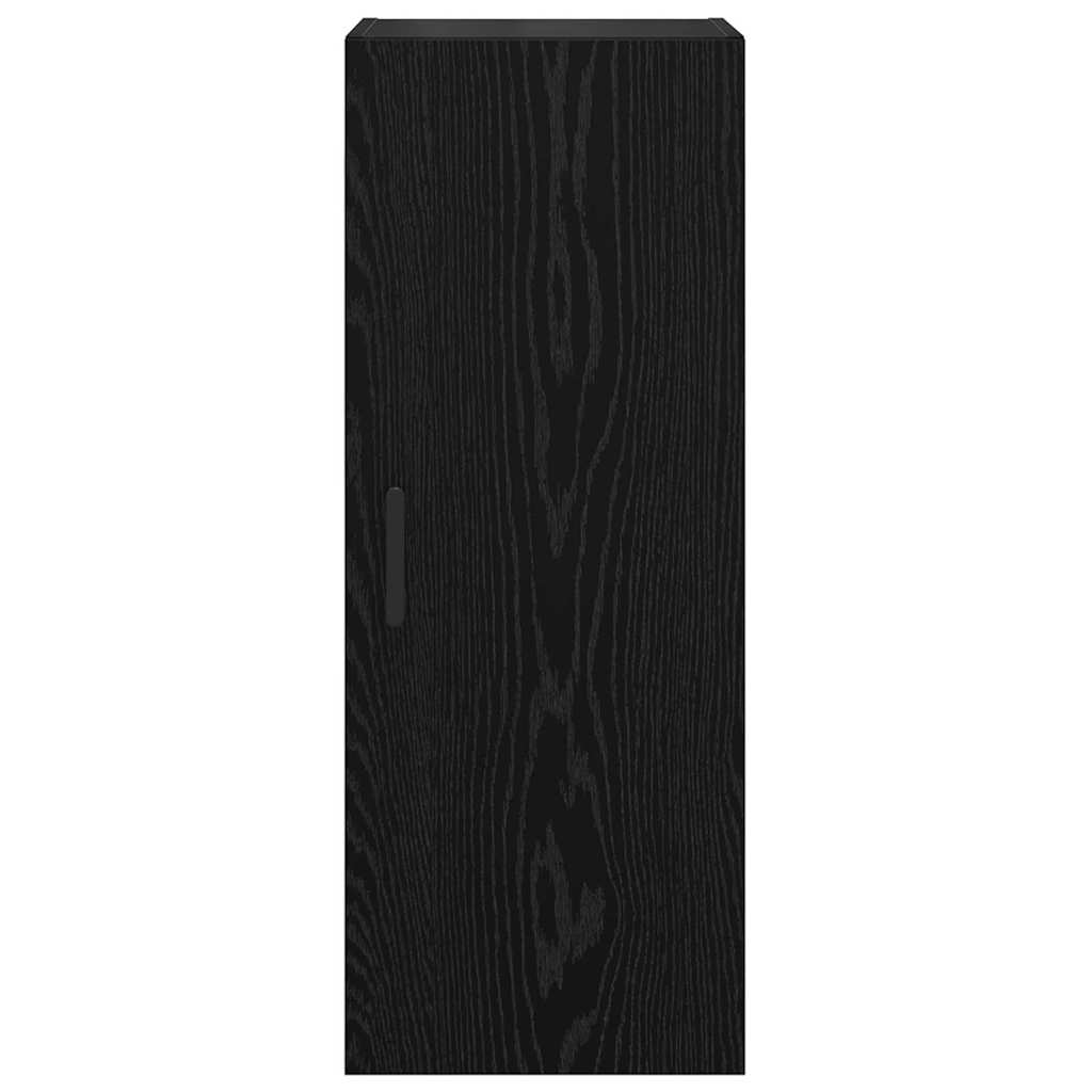 vidaXL Επιτοίχιο ντουλάπι Μαύρη Οξυά 34,5 x 34 x 90 εκ.