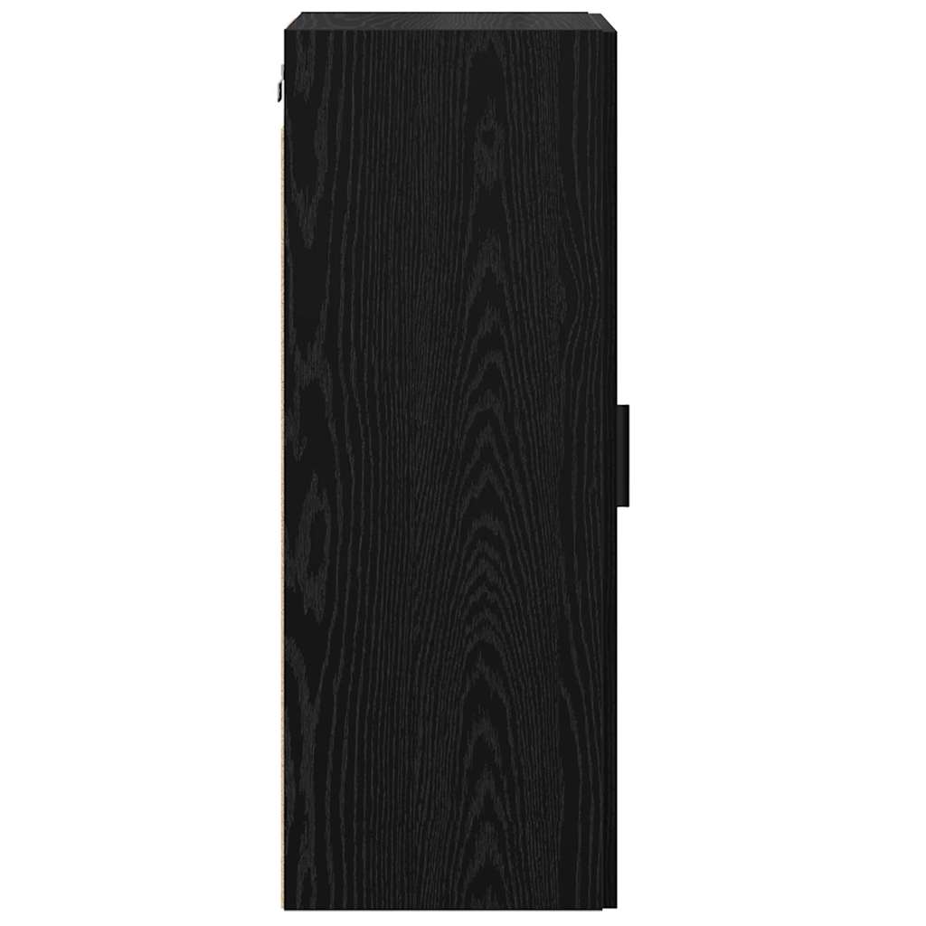 vidaXL Επιτοίχιο ντουλάπι Μαύρη Οξυά 34,5 x 34 x 90 εκ.