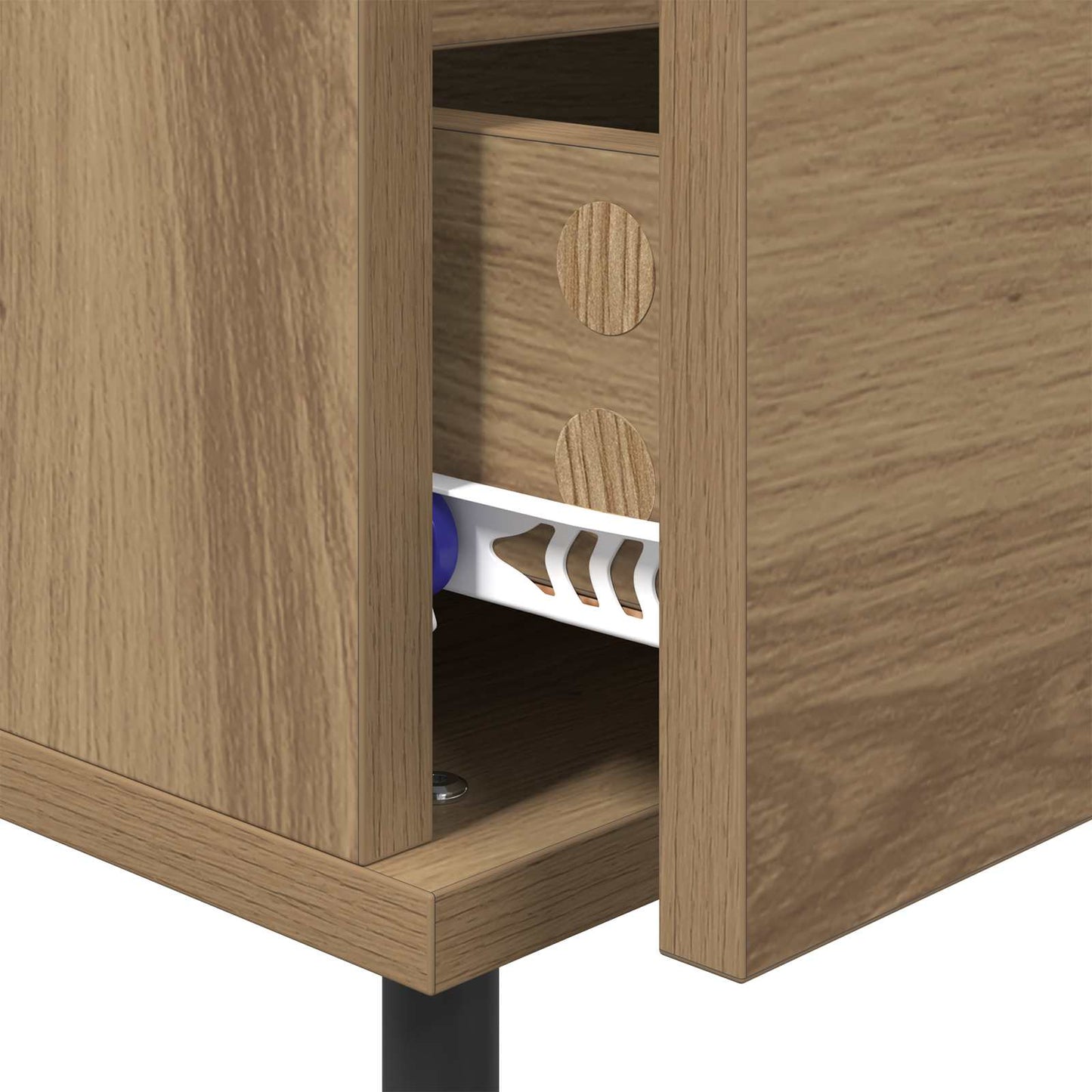 vidaXL Κομοδίνο 2 τμχ. Artisan Oak 40 x 35 x 50 εκ. Επεξεργασμένο Ξύλο