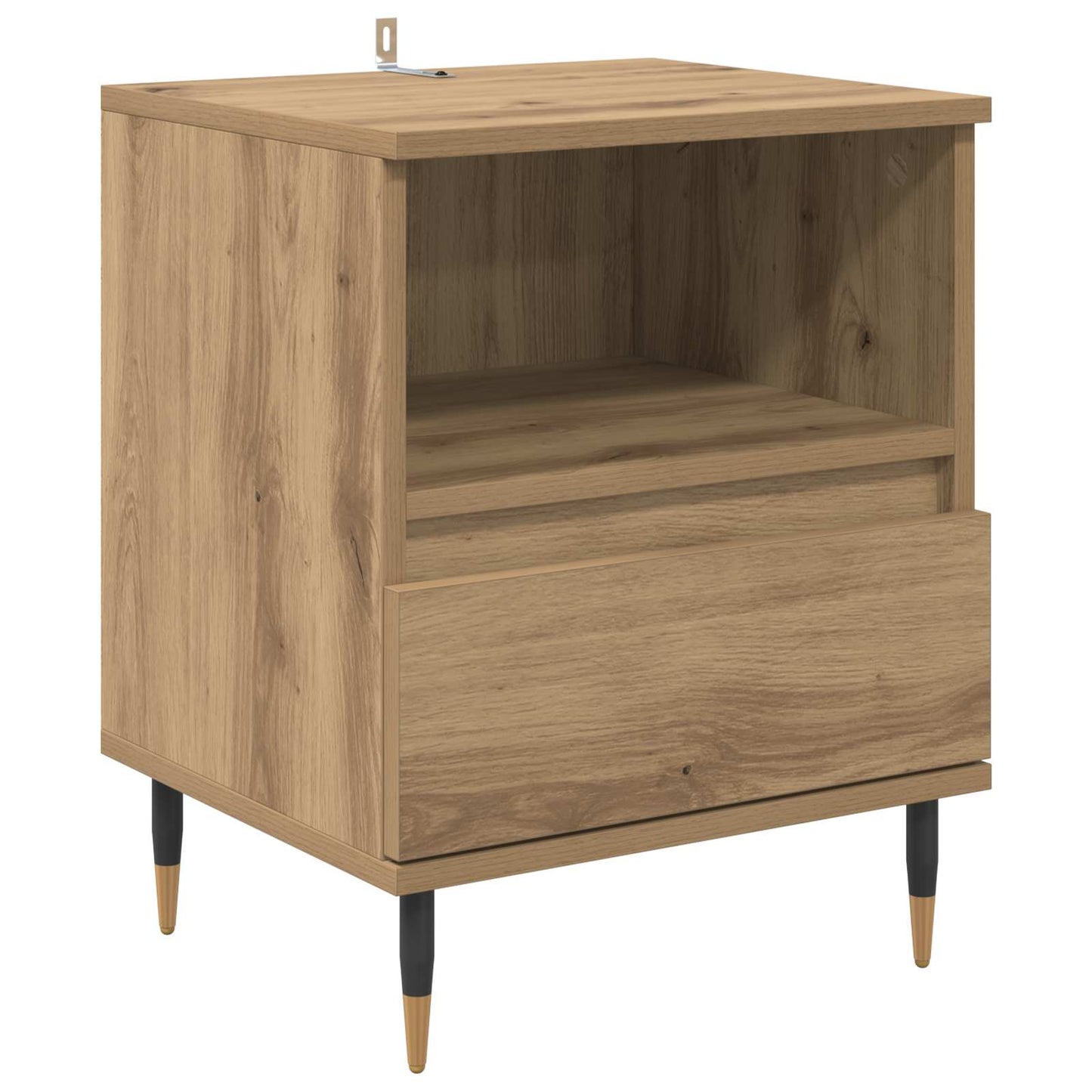vidaXL Κομοδίνο 2 τμχ. Artisan Oak 40 x 35 x 50 εκ. Επεξεργασμένο Ξύλο