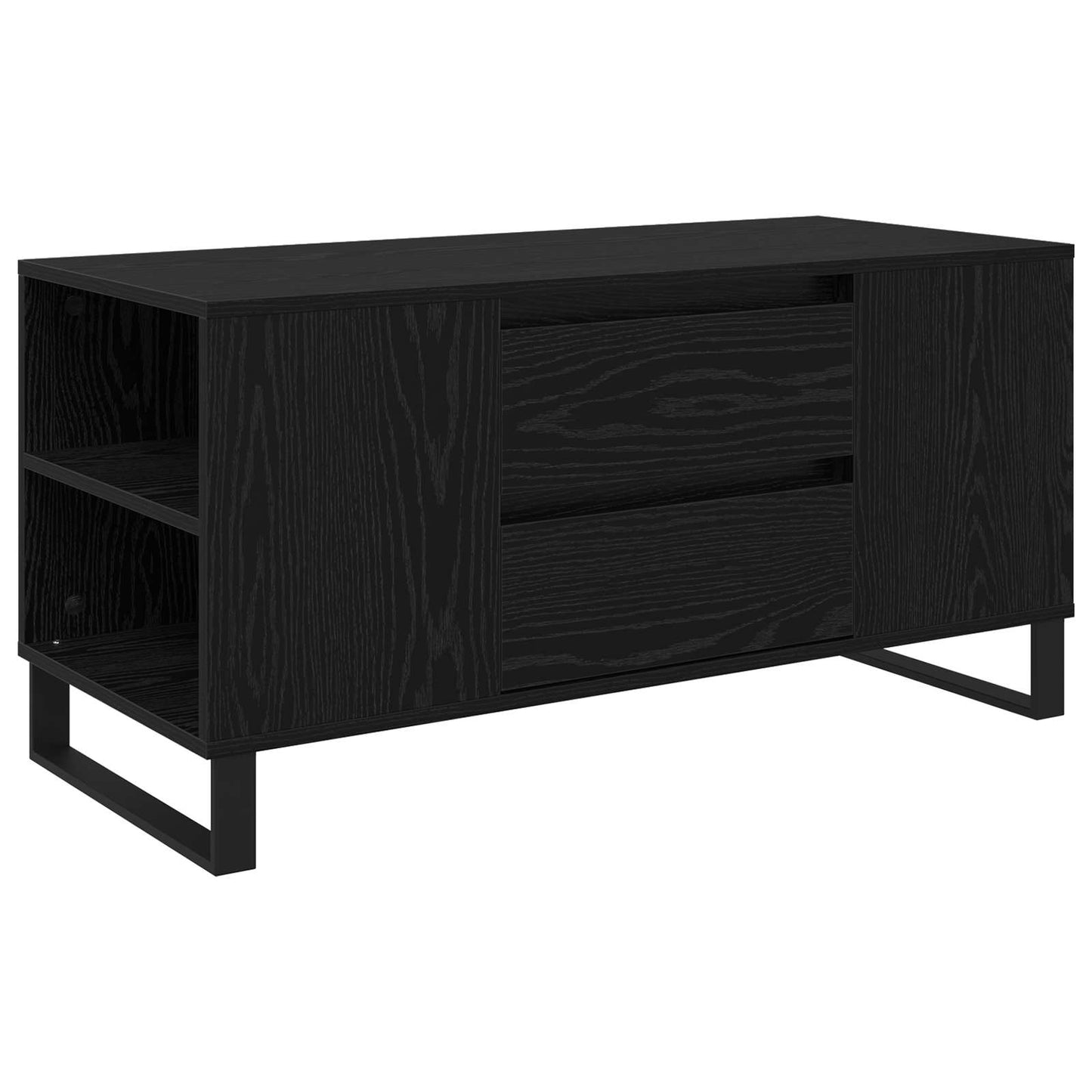 vidaXL Τραπεζάκι σαλονιού Μαύρη Οξυά 102 x 44,5 x 50 εκ