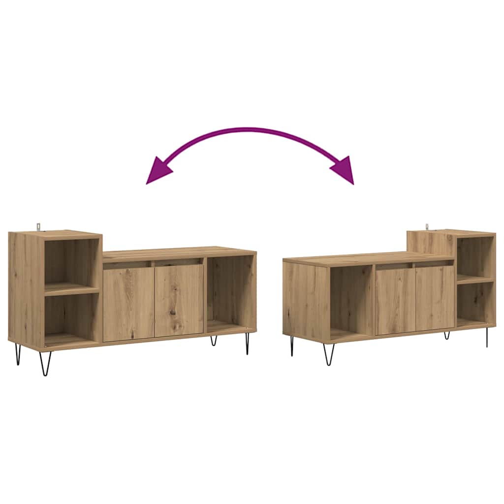 vidaXL Ντουλάπι TV Artisan Oak 100 x 35 x 55 εκ Επεξεργασμένο ξύλο