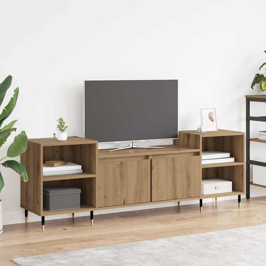 vidaXL Ντουλάπι TV Artisan Oak 160 x 35 x 55 εκ. Επεξεργασμένο ξύλο