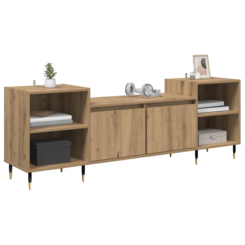 vidaXL Ντουλάπι TV Artisan Oak 160 x 35 x 55 εκ. Επεξεργασμένο ξύλο