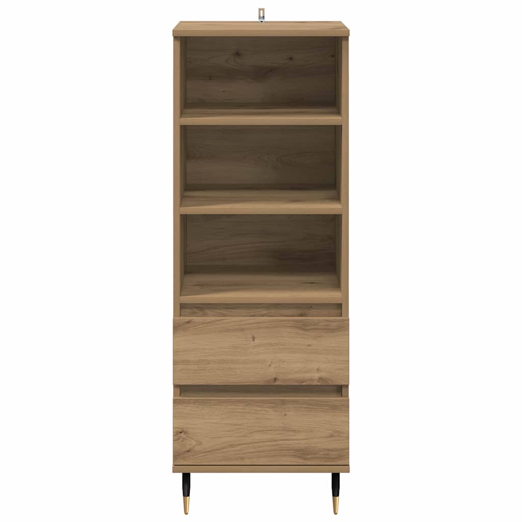 vidaXL Highboard Artisan Oak 40 x 36 x 110 εκ. Επεξεργασμένο ξύλο