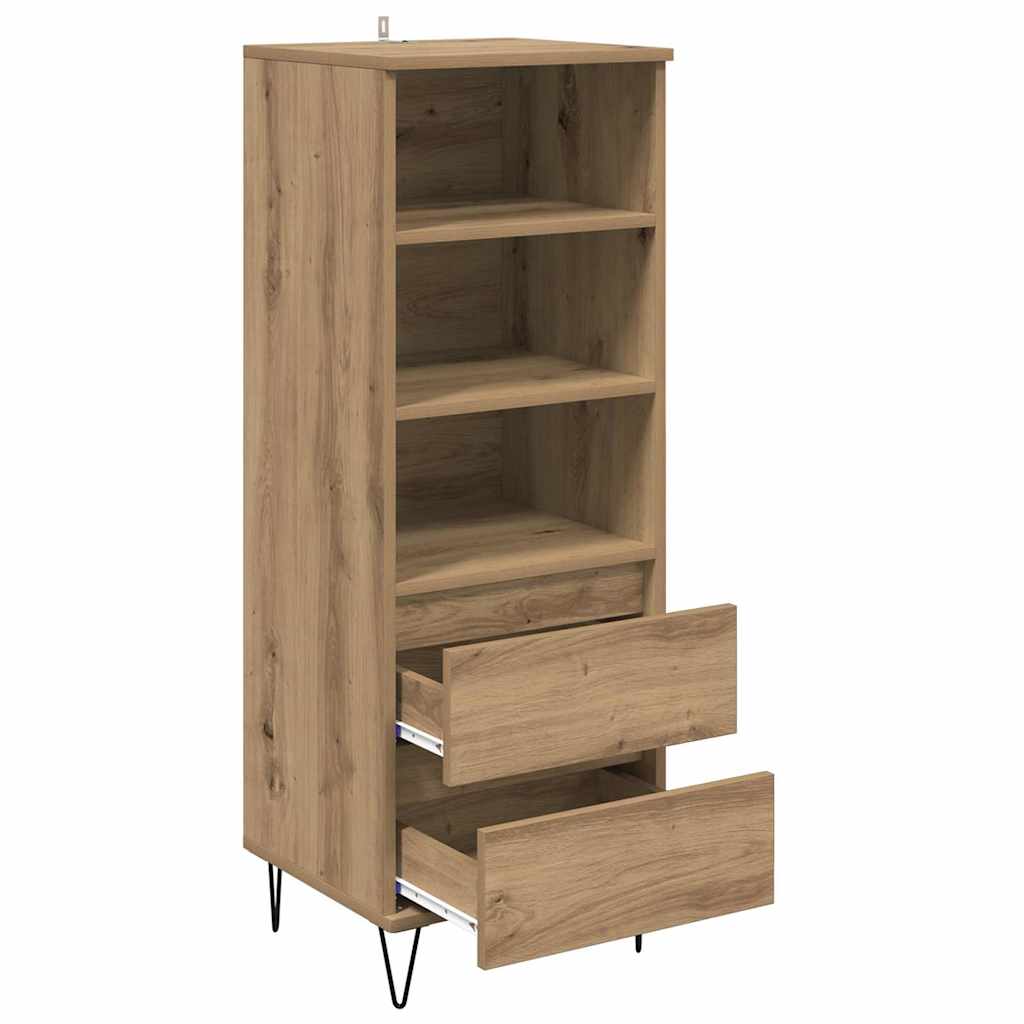 vidaXL Highboard Artisan Oak 40 x 36 x 110 εκ. Επεξεργασμένο ξύλο