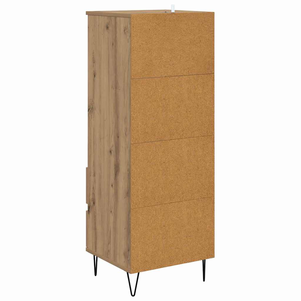 vidaXL Highboard Artisan Oak 40 x 36 x 110 εκ. Επεξεργασμένο ξύλο