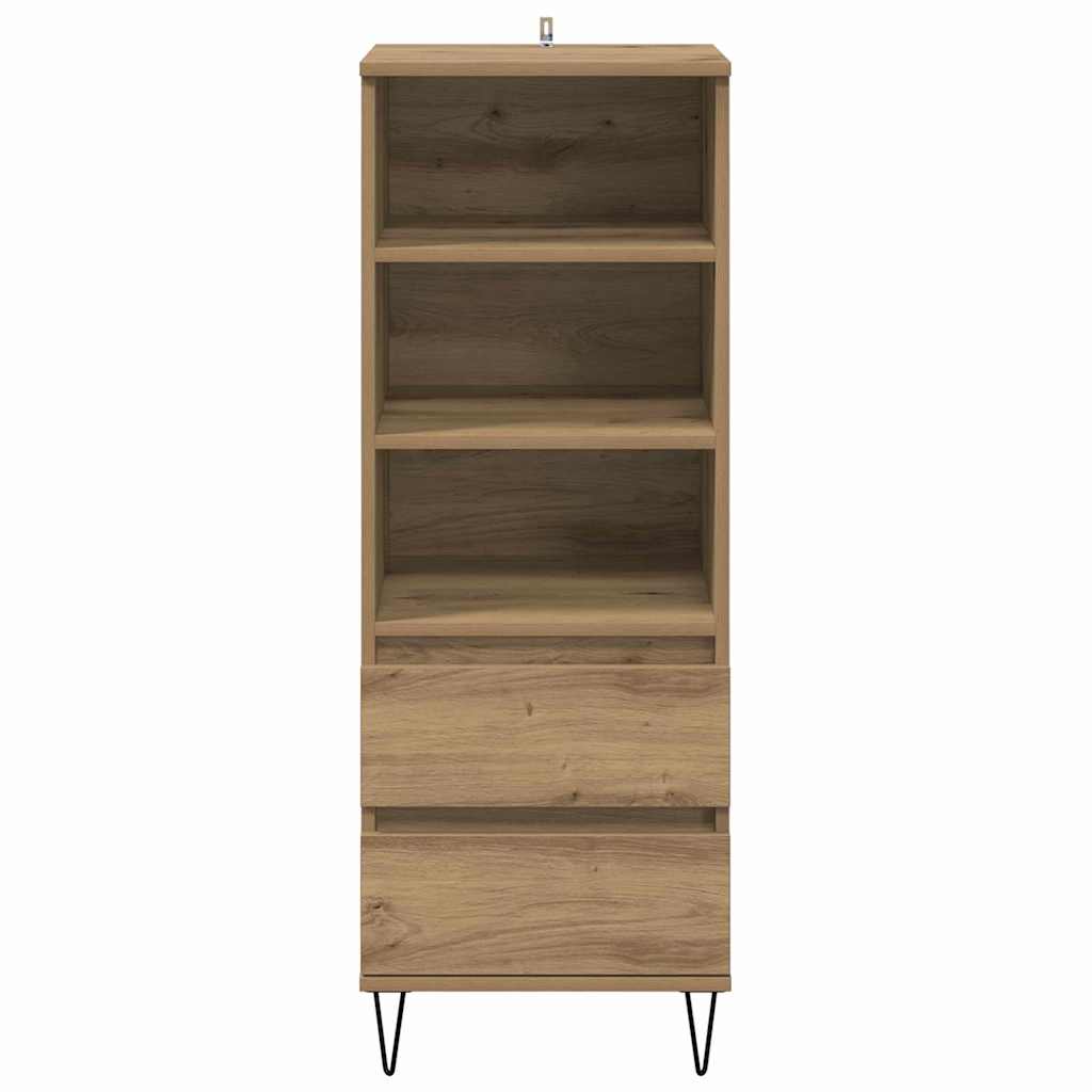 vidaXL Highboard Artisan Oak 40 x 36 x 110 εκ. Επεξεργασμένο ξύλο