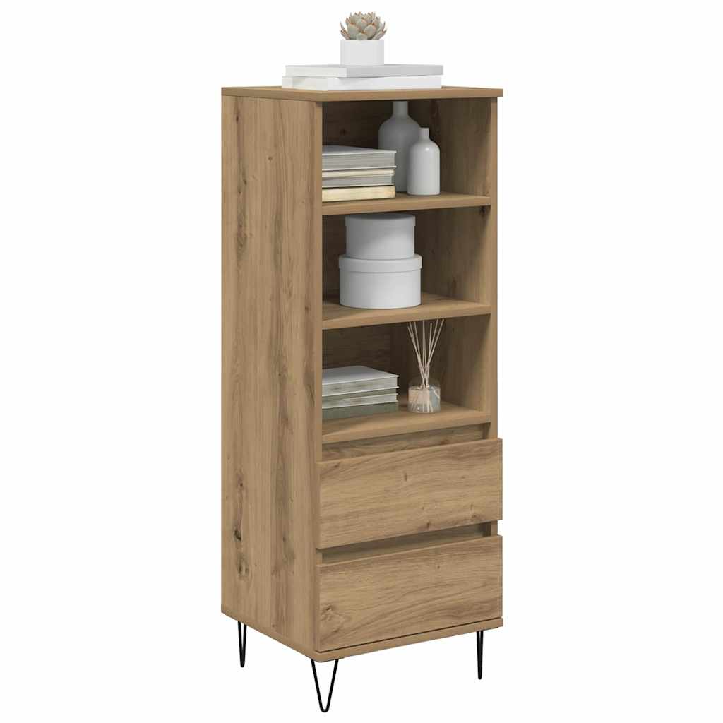 vidaXL Highboard Artisan Oak 40 x 36 x 110 εκ. Επεξεργασμένο ξύλο