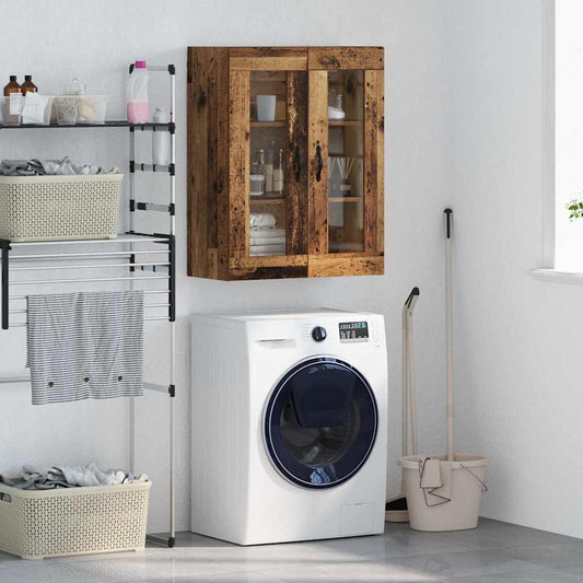 vidaXL Επιτοίχιο ντουλάπι Παλιό Ξύλο 69,5 x 34 x 90 εκ.