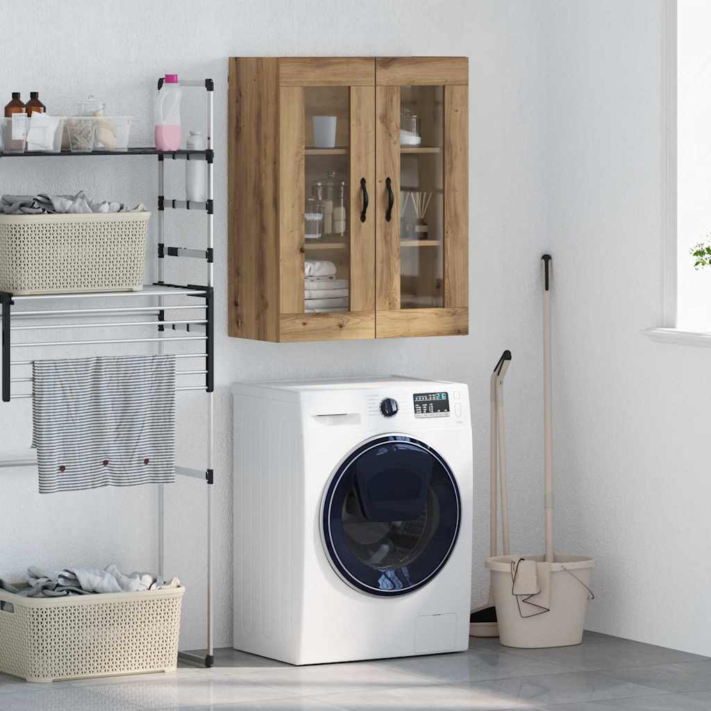 vidaXL Επιτοίχιο ντουλάπι Artisan Oak 69,5 x 34 x 90 εκ.