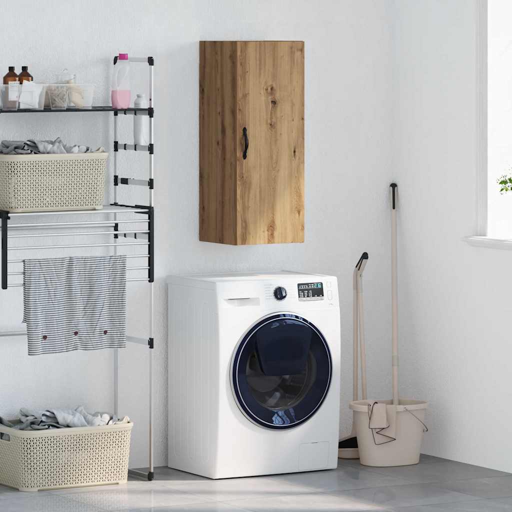 vidaXL Επιτοίχιο ντουλάπι Artisan Oak 34,5 x 34 x 90 εκ.