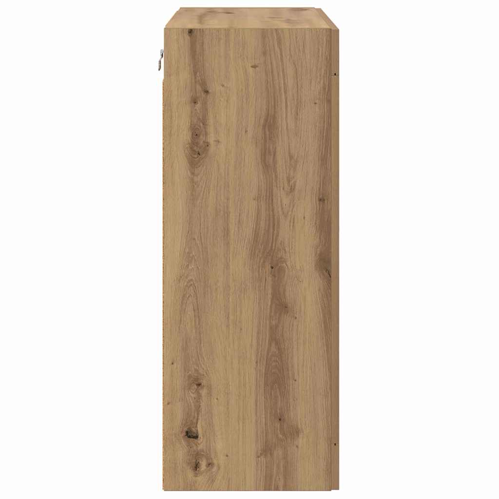 vidaXL Επιτοίχιο ντουλάπι Artisan Oak 69,5 x 34 x 90 εκ.