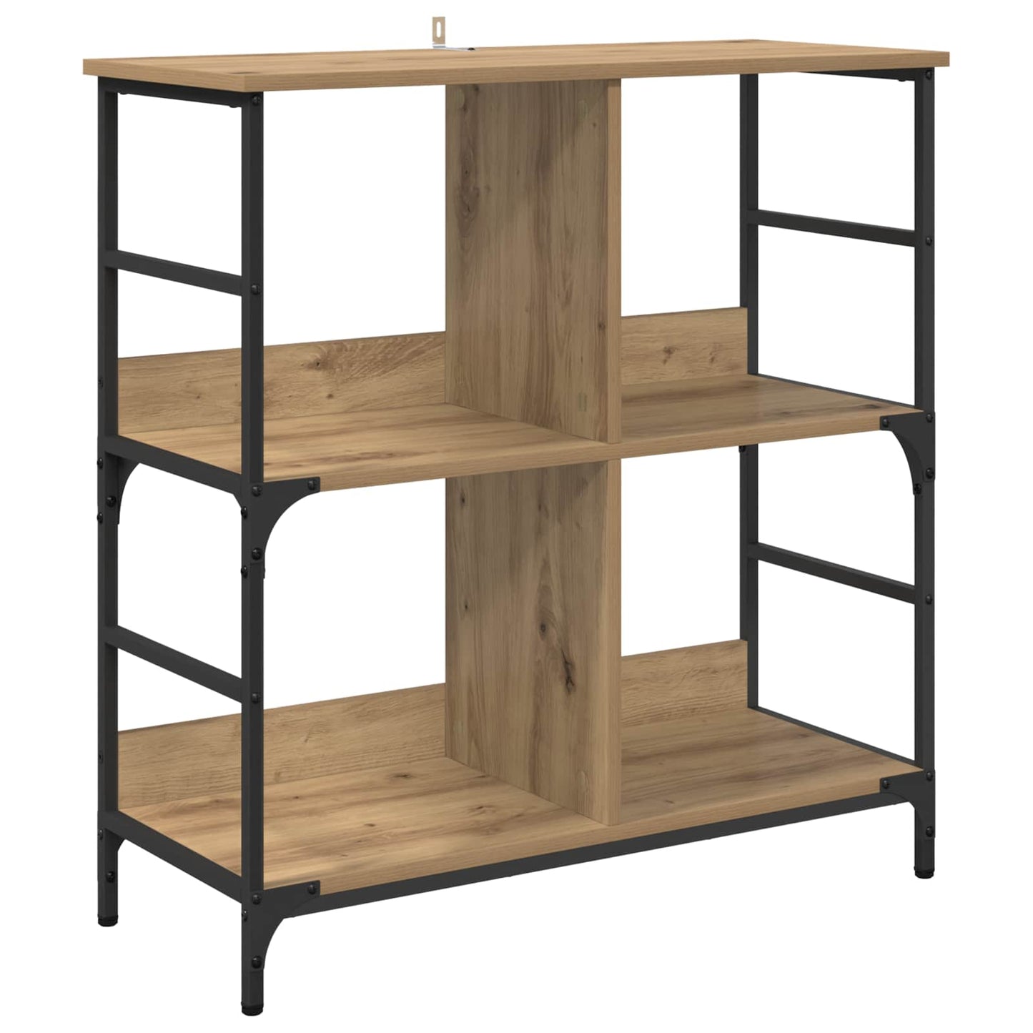 vidaXL Ράφι Βιβλίων artisan δρυς 78.5 x 33 x 82 εκ Επεξεργασμένο ξύλο