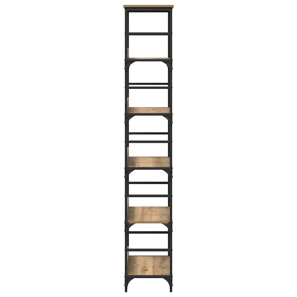 vidaXL Ράφι Βιβλίων Artisan Oak 50 x 33 x 188,5 εκ Επεξεργασμένο ξύλο