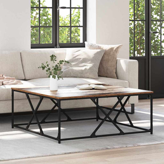 vidaXL Τραπεζάκι σαλονιού Παλαιό ξύλο 100 x 100 x 40 cm