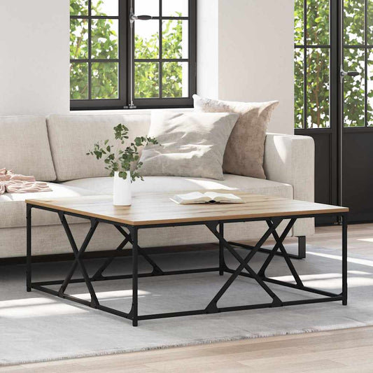 vidaXL Τραπεζάκι σαλονιού artisan δρυς 100 x 100 x 40 cm