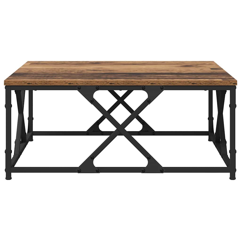 vidaXL Τραπεζάκι σαλονιού Παλαιό ξύλο 70 x 70 x 30 cm