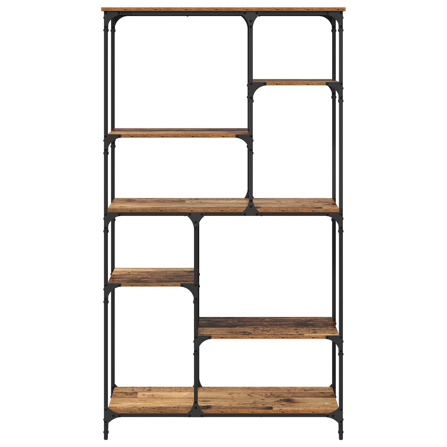 vidaXL Ράφι Βιβλίων Παλιό ξύλο 99 x 35,5 x 176 cm Επεξεργασμένο ξύλο