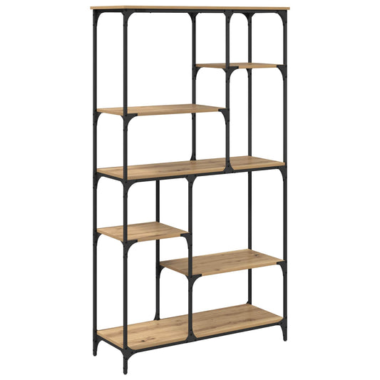 vidaXL Ράφι Βιβλίων Artisan Oak 99 x 35,5 x 176 cm Επεξεργασμένο ξύλο
