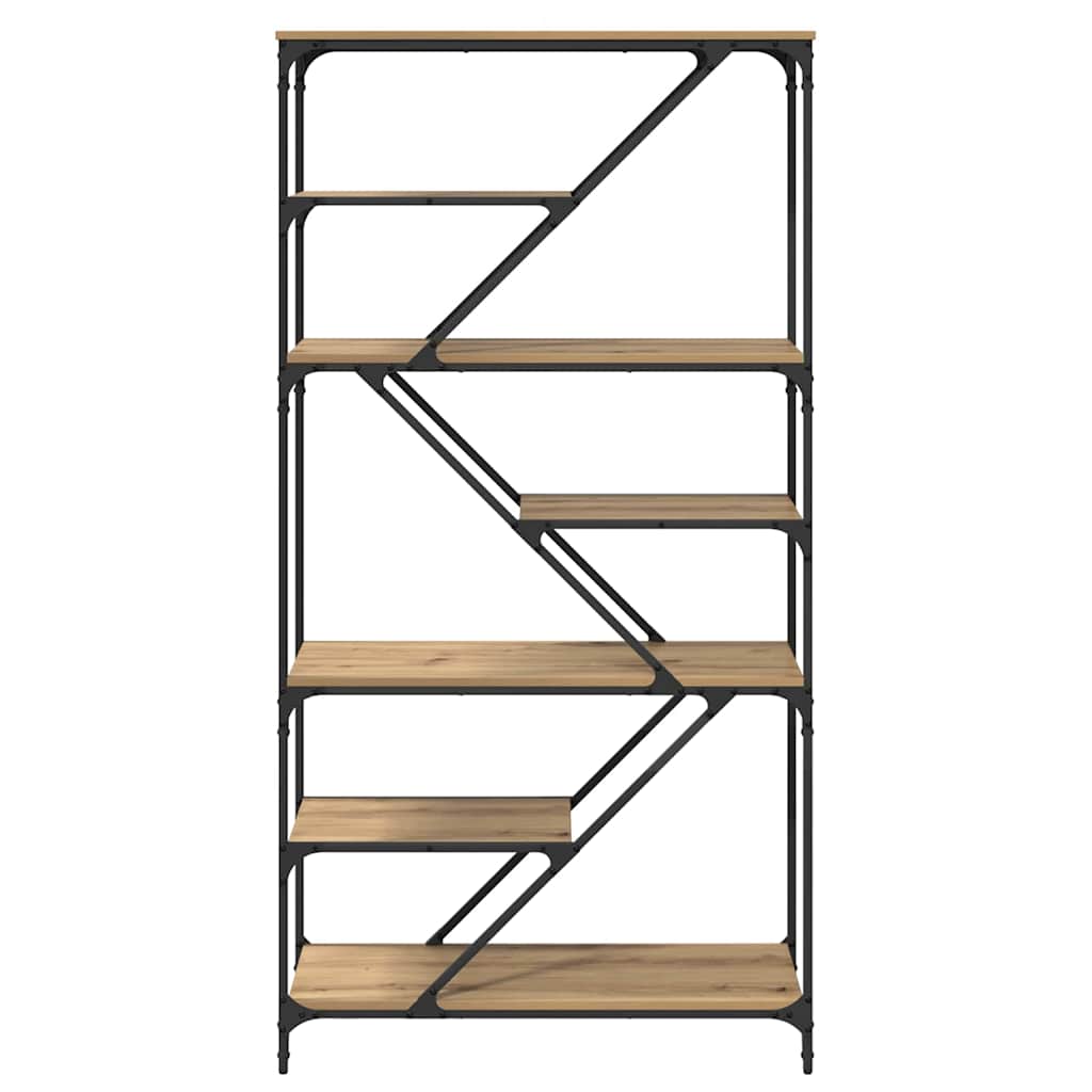 vidaXL Ράφι Βιβλίων Artisan Oak 91 x 36 x 176 εκ Επεξεργασμένο ξύλο