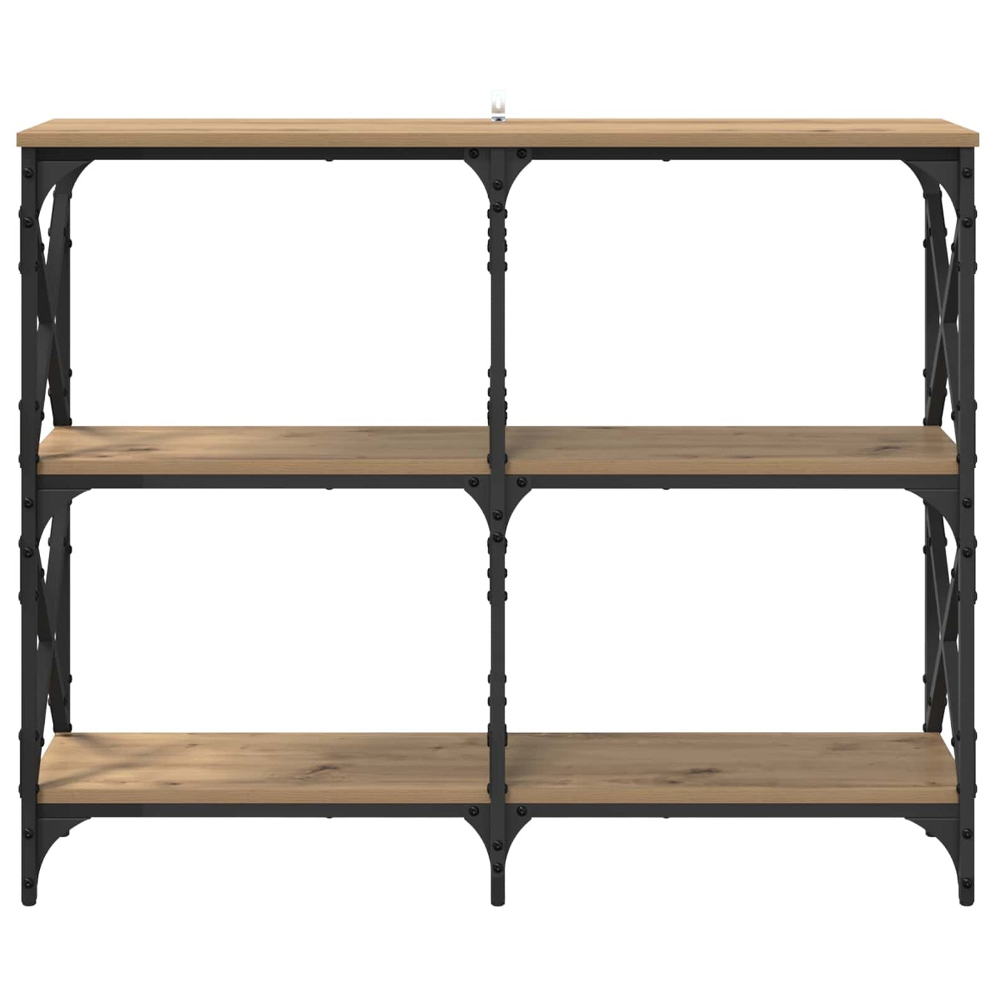 vidaXL Τραπέζι κονσόλας Artisan Oak 100 x 28 x 80,5 εκ.