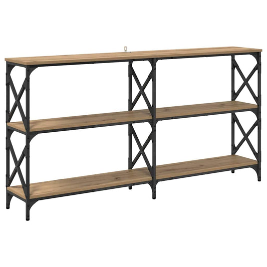 vidaXL Τραπέζι κονσόλας Artisan Oak 156 x 28 x 80,5 εκ.