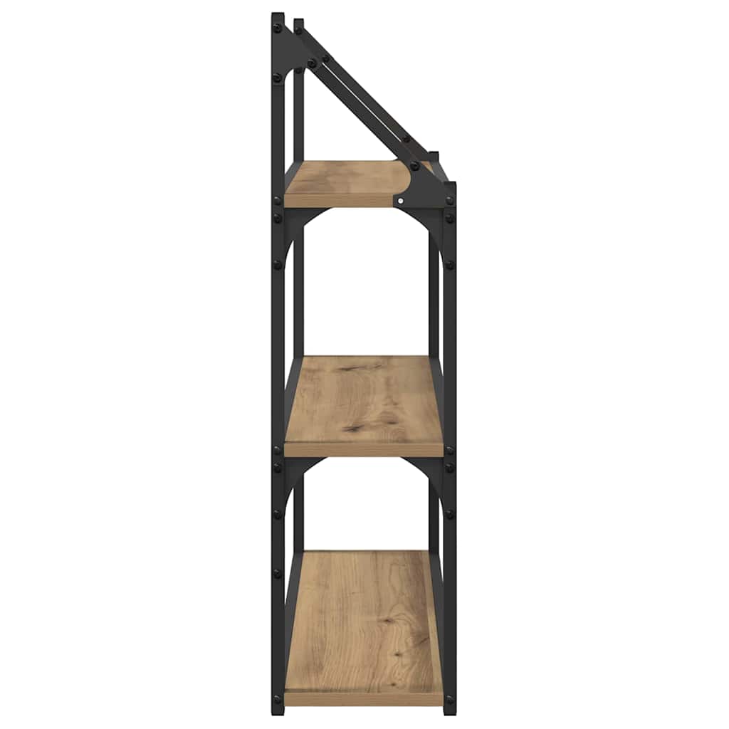 vidaXL Ράφι Τοίχου Επιτοίχιο Artisan Oak 60 x 21 x 78,5 cm
