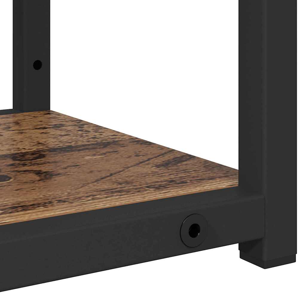vidaXL Ράφι Τοίχου Επιτοίχιο Παλιό Ξύλο 80 x 21 x 78,5 cm