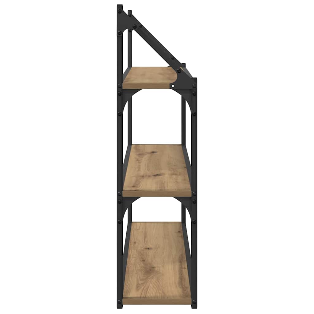 vidaXL Ράφι Τοίχου Artisan Oak 80 x 21 x 78,5 cm Επεξεργασμένο ξύλο