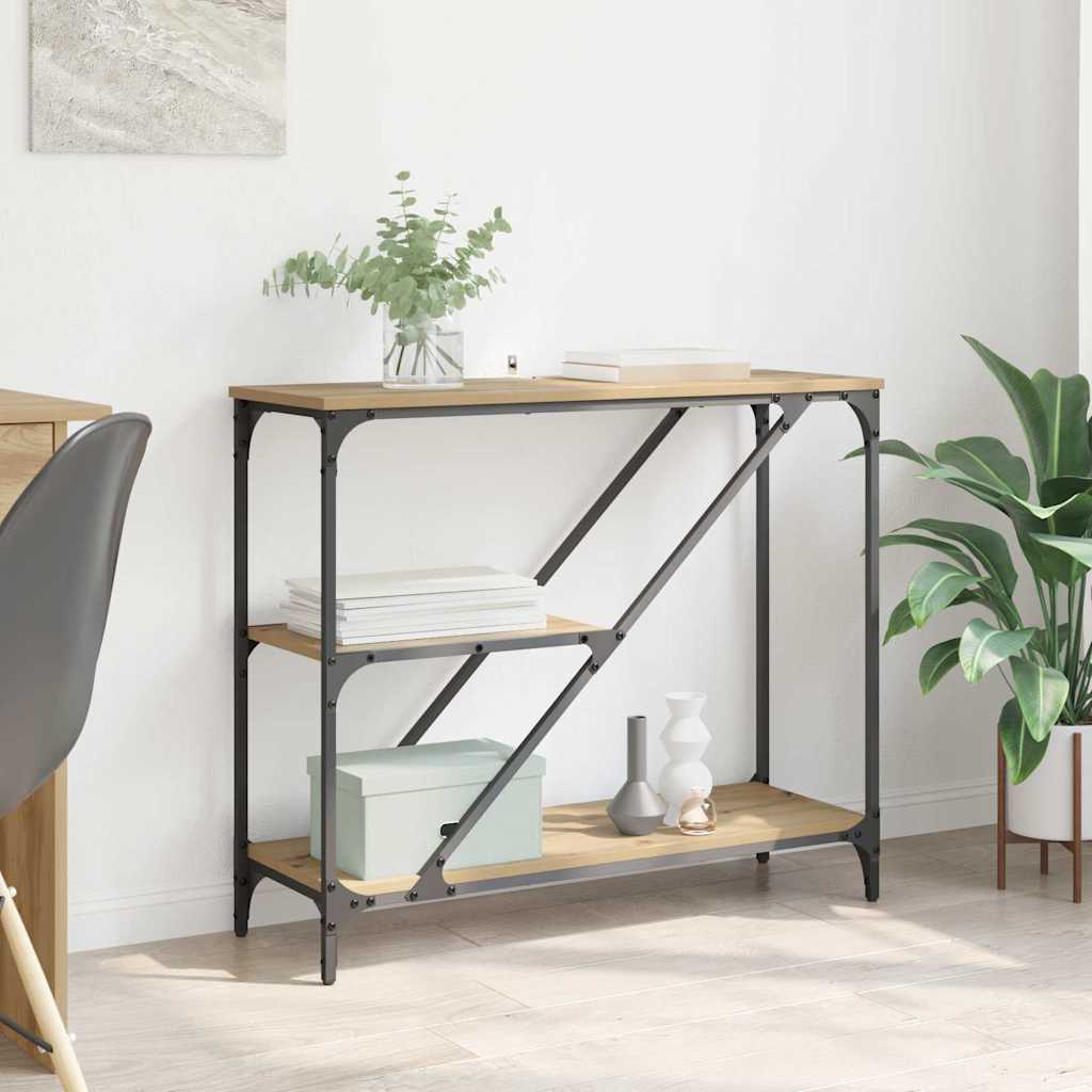vidaXL Τραπέζι κονσόλας Artisan Oak 88,5 x 30 x 75 εκ.