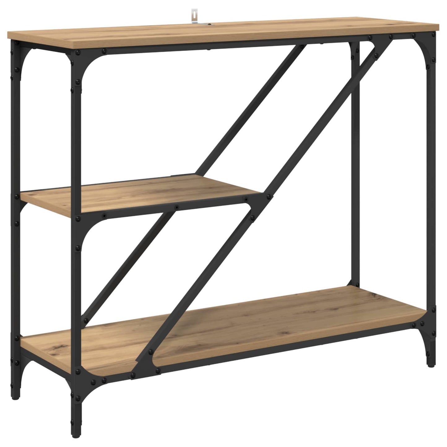 vidaXL Τραπέζι κονσόλας Artisan Oak 88,5 x 30 x 75 εκ.