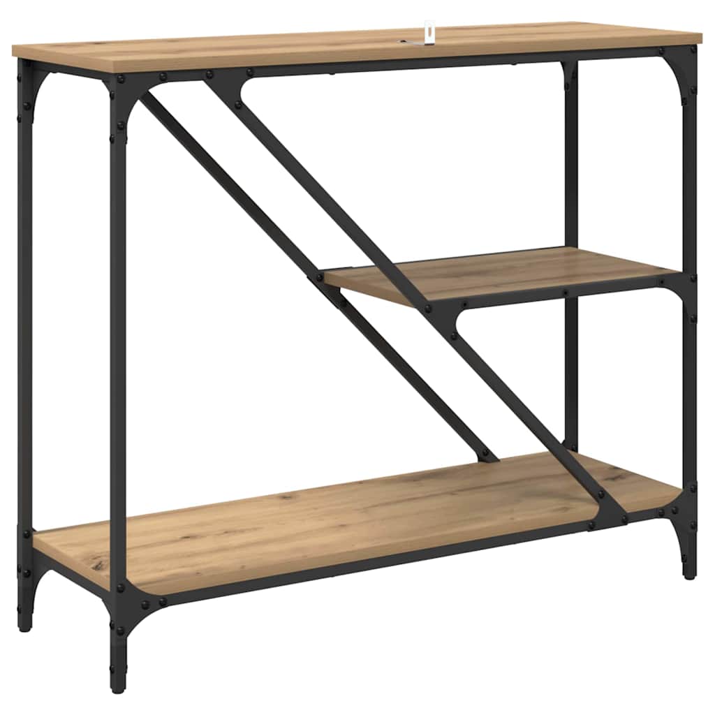 vidaXL Τραπέζι κονσόλας Artisan Oak 88,5 x 30 x 75 εκ.