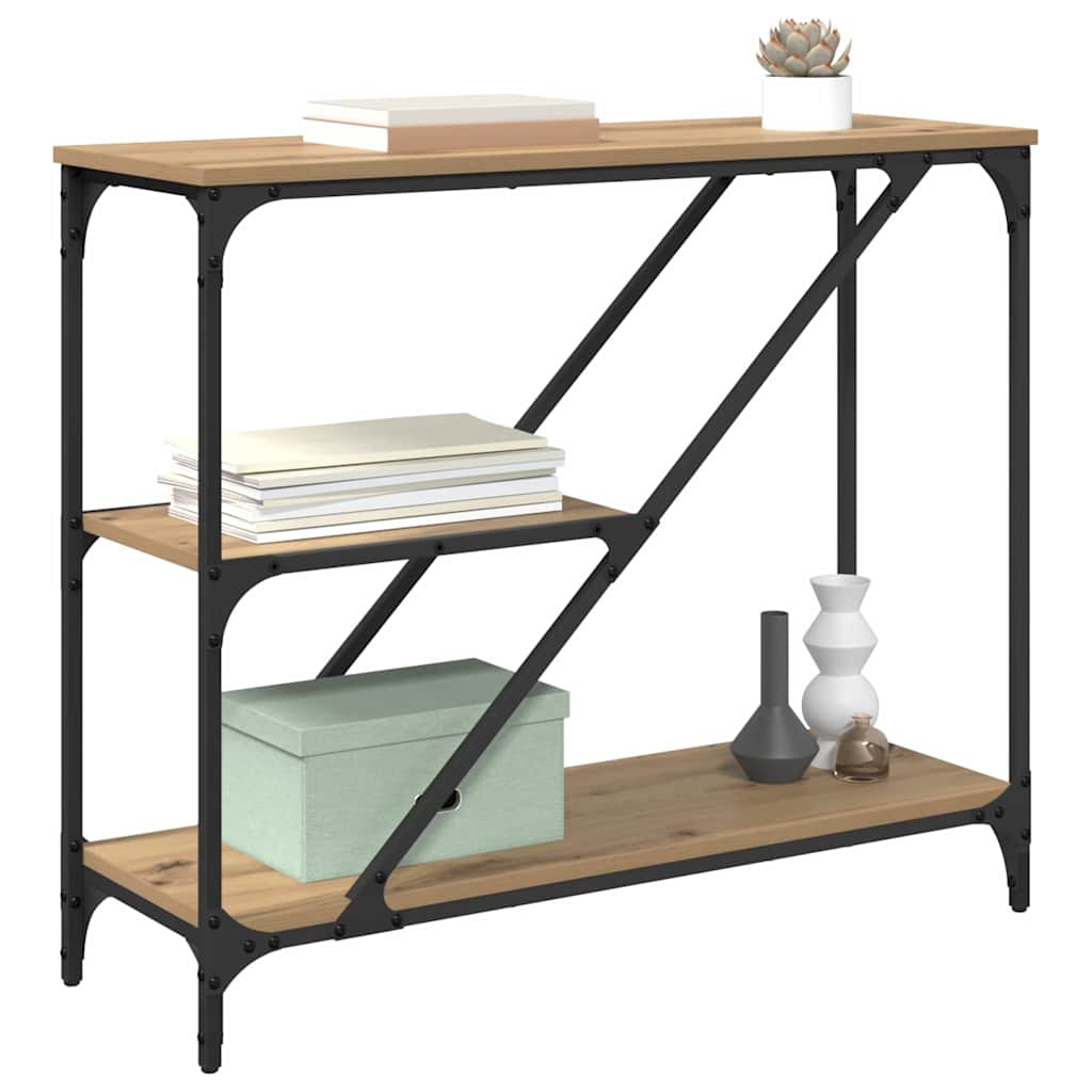 vidaXL Τραπέζι κονσόλας Artisan Oak 88,5 x 30 x 75 εκ.