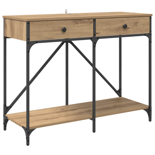vidaXL Τραπέζι κονσόλας Artisan Oak 100 x 39 x 78,5 εκ