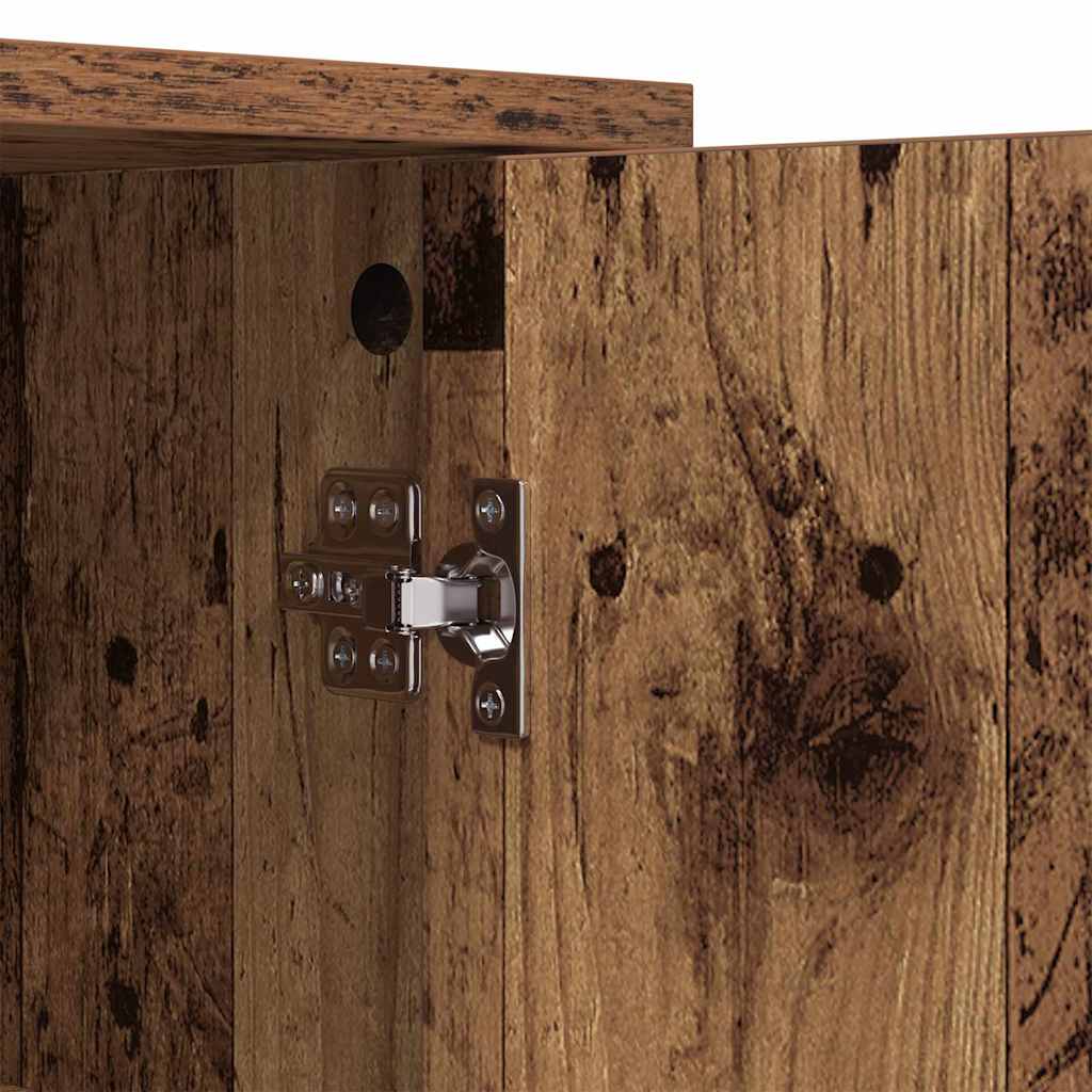 vidaXL Πλαϊνό γραφείο Παλιό Ξύλο 70 x 30 x 80 εκ. Επεξεργασμένο ξύλο