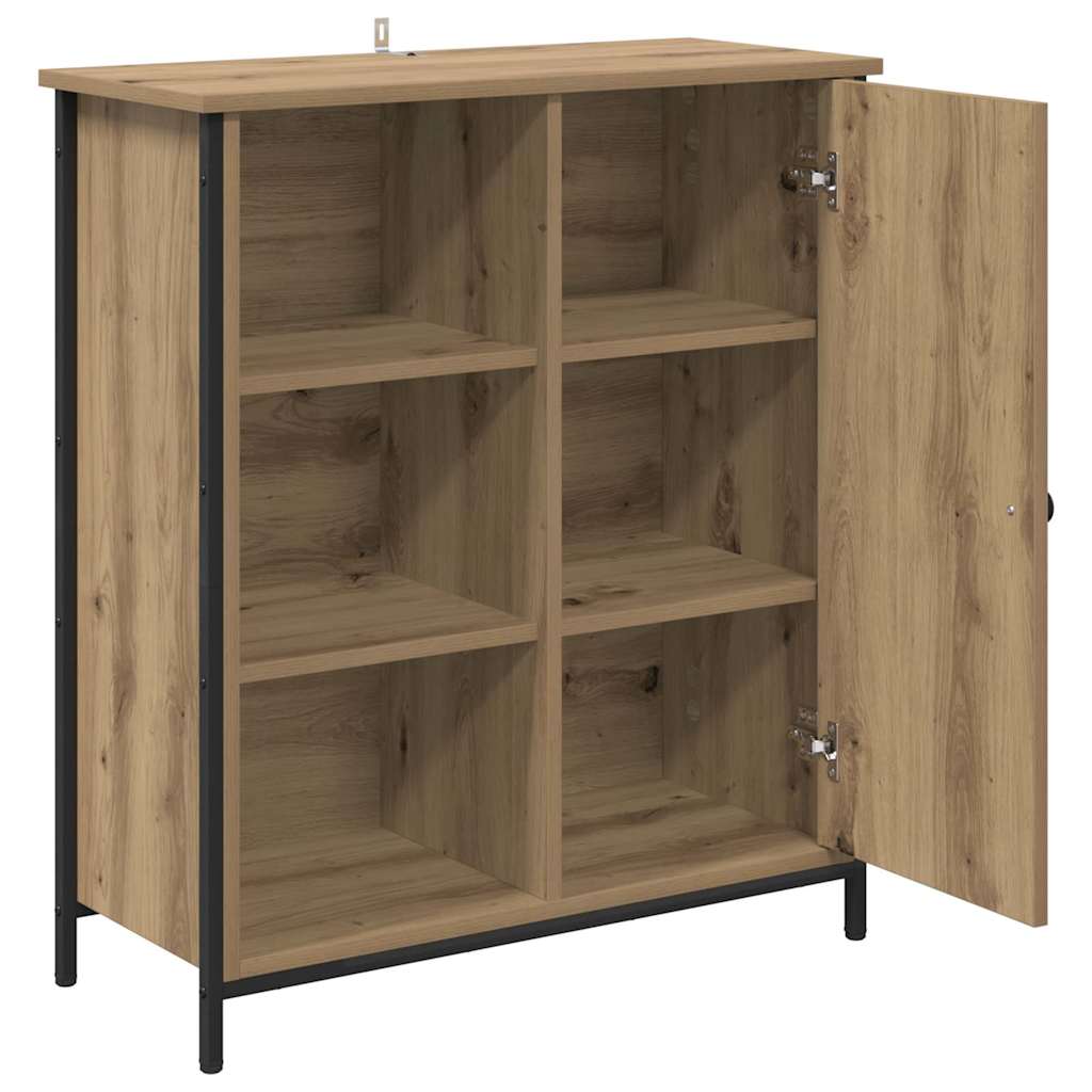 vidaXL Πλαϊνό γραφείο Artisan Oak 70 x 30 x 80 εκ. Επεξεργασμένο ξύλο