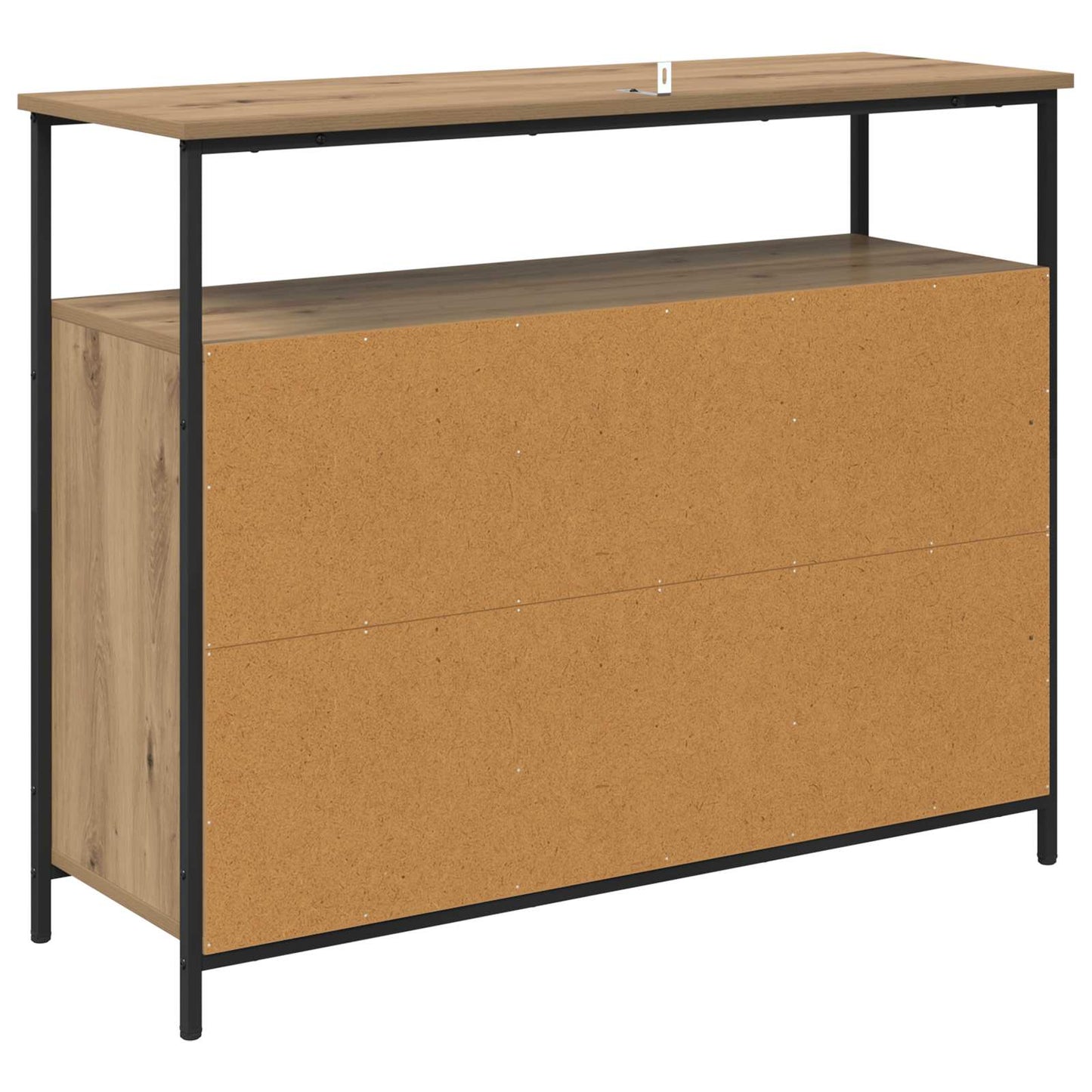 vidaXL Πλαϊνό γραφείο Artisan Oak 100 x 35 x 80 εκ. Επεξεργασμένο ξύλο