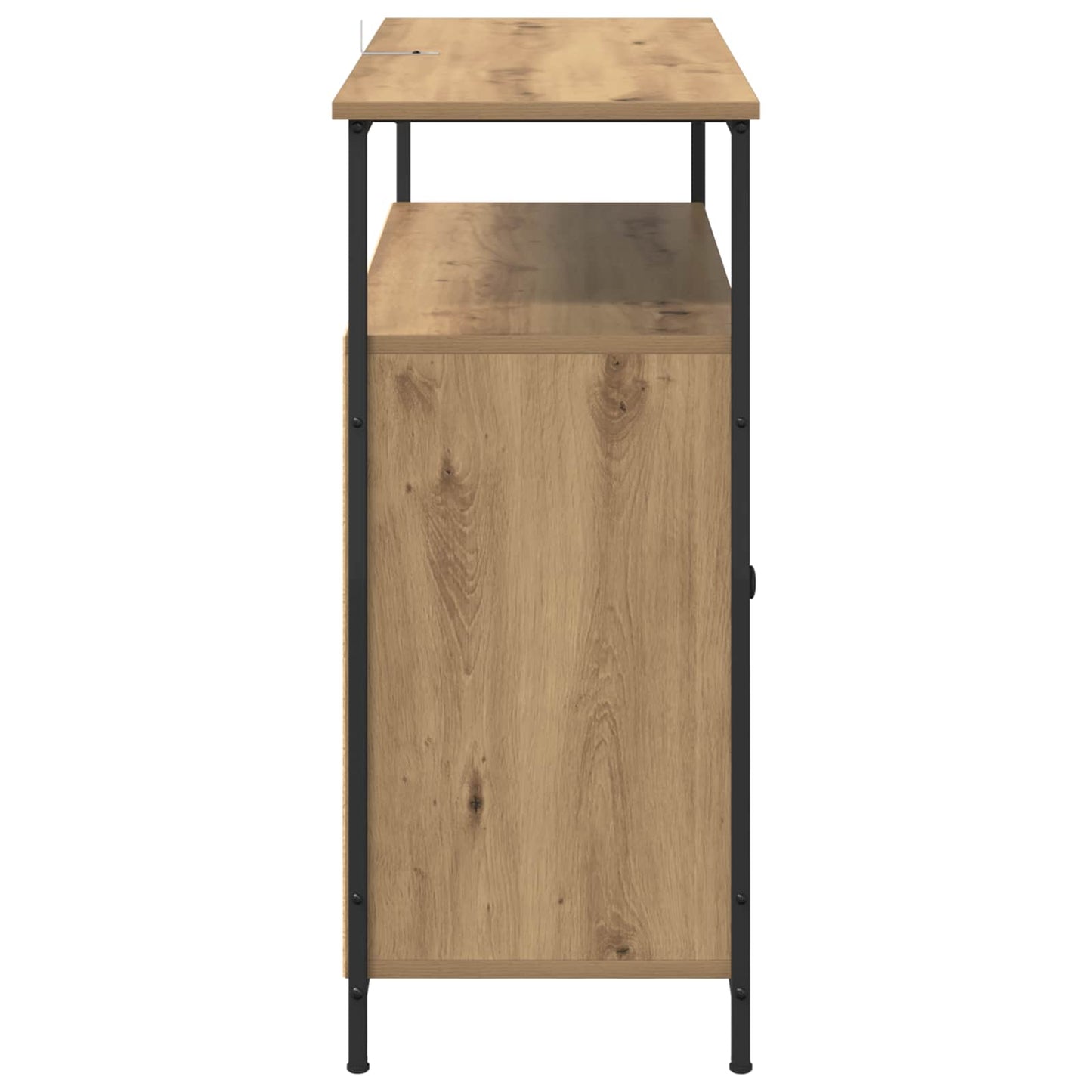 vidaXL Πλαϊνό γραφείο Artisan Oak 100 x 35 x 80 εκ. Επεξεργασμένο ξύλο